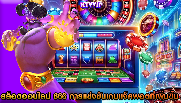 สล็อตออนไลน์ 666 การแข่งขันเกมแจ็คพอตที่เพิ่มขึ้น